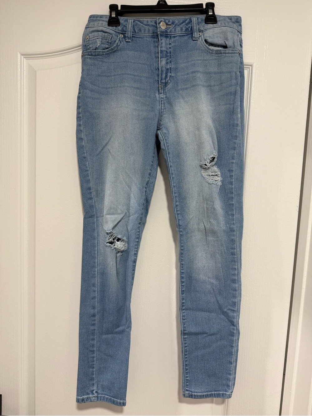 D. Jeans Light Wash Ripped Jeans